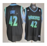 nba minnesota timberwolves #42 love black[limited revolution 30 swingman]