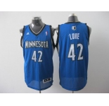 nba minnesota timberwolves #42 love lt.blue[2011 swingman revolution 30]