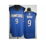 nba minnesota timberwolves #9 rubio blue[revolution 30]
