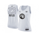 Women Nike Minnesota Timberwolves #23 Jimmy Butler White NBA Jordan Swingman 2018 All-Star Game Jersey