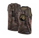 Women's Nike Minnesota Timberwolves #1 Tyus Jones Swingman Camo Realtree Collection NBA Jersey