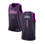 Women's Nike Minnesota Timberwolves #1 Tyus Jones Swingman Purple NBA Jersey - City Edition