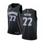 Women's Nike Minnesota Timberwolves #22 Andrew Wiggins Swingman Black Hardwood Classics Jersey