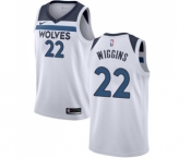Women's Nike Minnesota Timberwolves #22 Andrew Wiggins Swingman White NBA Jersey - Association Edition