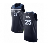 Women's Nike Minnesota Timberwolves #25 Derrick Rose Authentic Navy Blue NBA Jersey - Icon Edition
