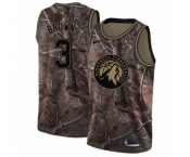 Women's Nike Minnesota Timberwolves #3 Anthony Brown Swingman Camo Realtree Collection NBA Jersey