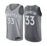 Women's Nike Minnesota Timberwolves #33 Robert Covington Swingman Gray NBA Jersey - City Edition