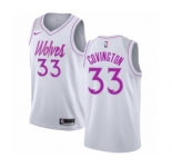 Women's Nike Minnesota Timberwolves #33 Robert Covington White Swingman Jersey - Earned Edition