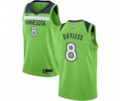 Women's Nike Minnesota Timberwolves #8 Jerryd Bayless Swingman Green NBA Jersey Statement Edition