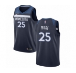 Youth Nike Minnesota Timberwolves #25 Derrick Rose Swingman Navy Blue NBA Jersey - Icon Edition