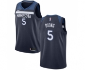 Youth Nike Minnesota Timberwolves #5 Gorgui Dieng Swingman Navy Blue Road NBA Jersey - Icon Edition