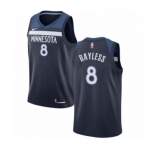 Youth Nike Minnesota Timberwolves #8 Jerryd Bayless Swingman Navy Blue NBA Jersey - Icon Edition