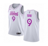 Youth Nike Minnesota Timberwolves #9 Luol Deng White Swingman Jersey - Earned Edition