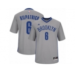 Men Adidas Brooklyn Nets #6 Sean Kilpatrick Authentic Gray Alternate NBA Jersey