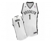 Men's Adidas Brooklyn Nets #1 D'Angelo Russell Swingman White Home NBA Jersey