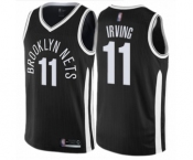 Men's Brooklyn Nets #11 Kyrie Irving Swingman Black Basketball Jersey - City Edition