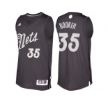 Men's Brooklyn Nets #35 Trevor Booker Black 2016 Christmas Day NBA Swingman Jersey