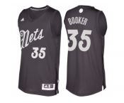 Men's Brooklyn Nets #35 Trevor Booker Black 2016 Christmas Day NBA Swingman Jersey