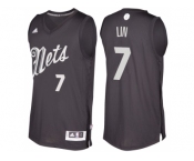 Men's Brooklyn Nets #7 Jeremy Lin Black 2016 Christmas Day NBA Swingman Jersey