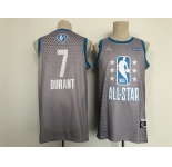 Men's Jordan Brooklyn Nets #7 Kevin Durant Grey  2022 NBA All-Star Swingman Basketball Jersey