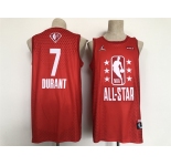 Men's Jordan Brooklyn Nets #7 Kevin Durant  Red  2022 NBA All-Star Swingman Basketball Jersey