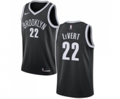 Men's Nike Brooklyn Nets #22 Caris LeVert Swingman Black Road NBA Jersey - Icon Edition