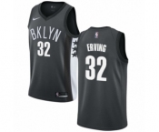 Men's Nike Brooklyn Nets #32 Julius Erving Swingman Gray NBA Jersey Statement Edition