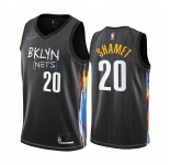 Nike Brooklyn Nets #20 Landry Shamet Black NBA Swingman 2020-21 City Edition Jersey