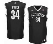 nba brooklyn nets #34 pierce black[revolution 30 swingman]