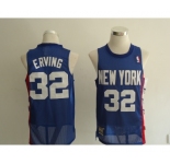 nba new jersey nets #32 julius erving blue