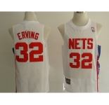 nba new jersey nets #32 julius erving white