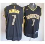 nba new jersey nets #7 joe johnson black[2013 new]