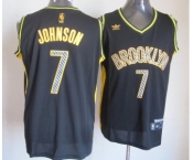 nba new jersey nets #7 joe johnson black[2013 new]