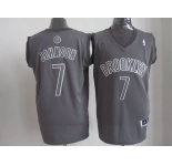 nba new jersey nets #7 joe johnson grey[fullgrey]