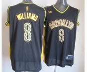 nba new jersey nets #8 williams black[2013 new]