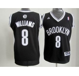 nba new jersey nets #8 williams fullblack