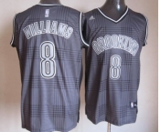 nba new jersey nets #8 williams grey[2012 limited]