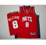 nba new jersey nets #8 williams red[revolution 30]