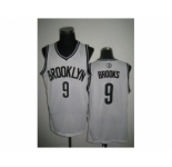 nba new jersey nets #9 marshon brooks white