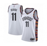 Women's Brooklyn Nets #11 Kyrie Irving Swingman White Basketball Jersey - 2019-20 City Edition