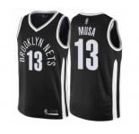 Women's Brooklyn Nets #13 Dzanan Musa Swingman Black Basketball Jersey - City Edition