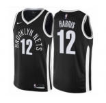 Women's Nike Brooklyn Nets #12 Joe Harris Swingman Black NBA Jersey - City Edition