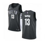 Women's Nike Brooklyn Nets #13 Shabazz Napier Authentic Gray NBA Jersey Statement Edition