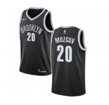 Women's Nike Brooklyn Nets #20 Timofey Mozgov Swingman Black Road NBA Jersey - Icon Edition