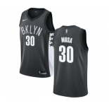 Women's Nike Brooklyn Nets #30 Dzanan Musa Swingman Gray NBA Jersey Statement Edition