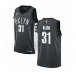 Women's Nike Brooklyn Nets #31 Jarrett Allen Authentic Gray NBA Jersey Statement Edition