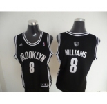women nba new jersey nets #8 deron williams black[revolution 30 swingman]