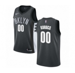 Youth Nike Brooklyn Nets #00 Rodions Kurucs Swingman Gray NBA Jersey Statement Edition