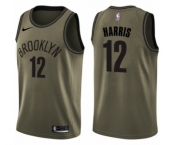 Youth Nike Brooklyn Nets #12 Joe Harris Swingman Green Salute to Service NBA Jersey