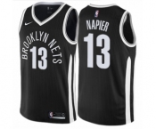 Youth Nike Brooklyn Nets #13 Shabazz Napier Swingman Black NBA Jersey - City Edition